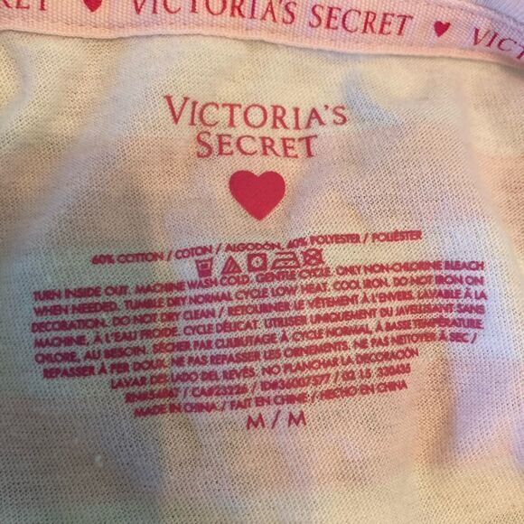 Victorias Secret Angel nightie w/cuffed short sleeves oversized 🌹 - Picture 6 of 7